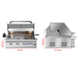 Stainless Steel Gas Grill Built-in Bashiti Hardware