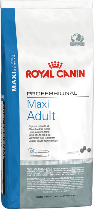 طعام جاف للكلاب الكبيرة (Maxi Adult) لدعم الهضم وصحة المفاصل والجلد، 20 كجم من Royal Canin