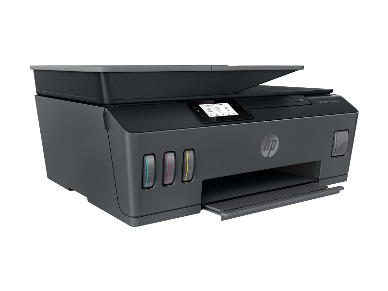 طابعة HP سمارت تانك 615 لاسلكية متعددة الاستخدامات، طباعة ونسخ ومسح ضوئي، تصميم مدمج.