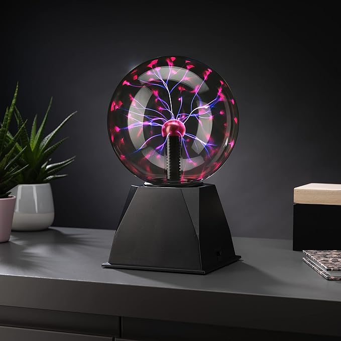 كرة بلازما 6" من The source بأبعاد 23×14.5 سم لتجربة تفاعلية أنيقة وممتعة.