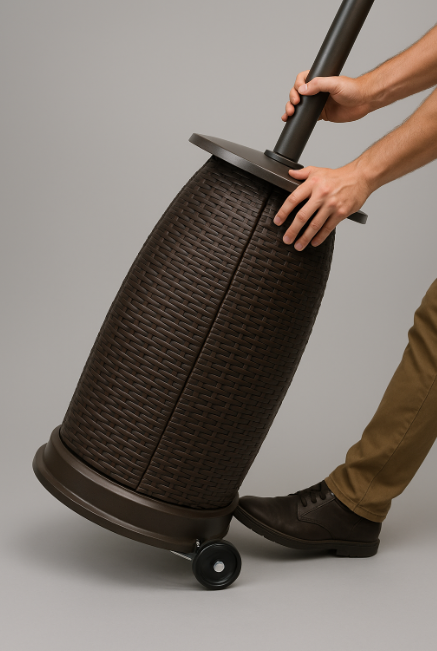 Ratan garden greenhouse from Romo International 