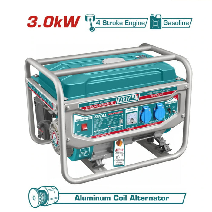 مولد كهرباء بنزين 3 كيلو واط توتال - جعفر شوب