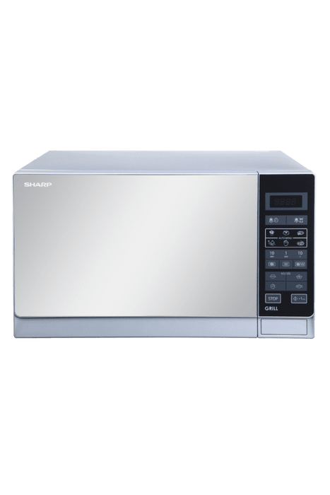 فرن مايكروويف شارب 25 لتر مع شواية - فضي