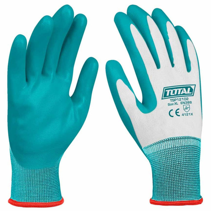 كفوف عمال خفيف XL من توتال، حماية ومرونة مع قبضة ممتازة من Total