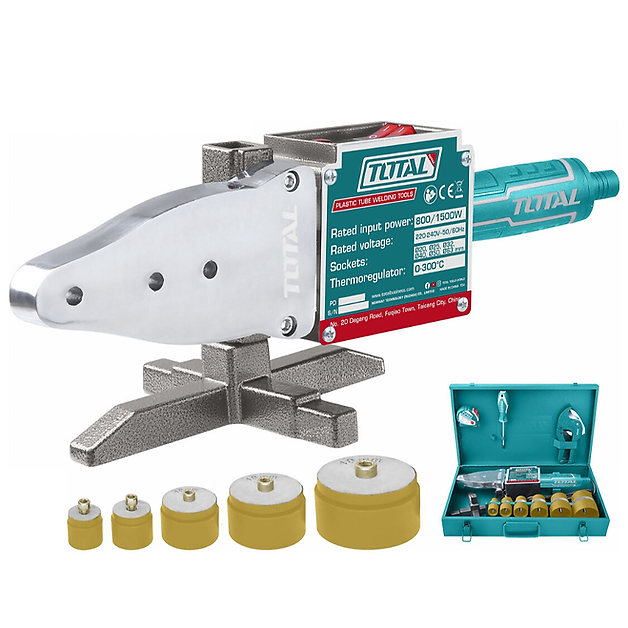 ماكينة لحام بلاستيك توتال 800-1500 واط مع ملحقات متكاملة وجودة عالية من Total