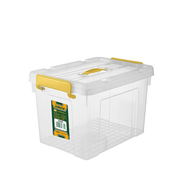 صندوق تخزين شفاف 47 لتر من جاديفر مع سعة كبيرة لرؤية المحتويات بسهولة من Jadever