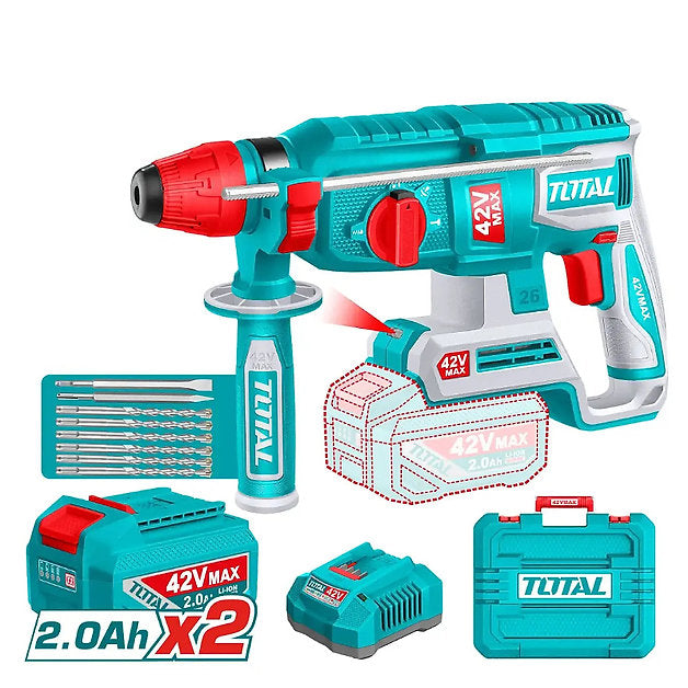 هما شحن 42 فولت توتال موتور بدون فحمات أداء قوي بتكنولوجيا ليثيوم أيون من Total