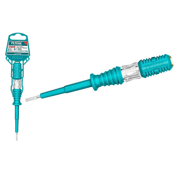 مفك تستر كبير Total بفولتية 100-500V وحجم 4x190 ملم للكشف عن التيار الكهربائي من…