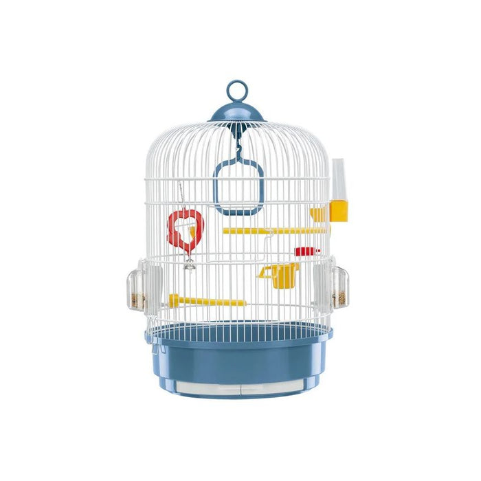 قفص REGINA للطيور بصينيتين وحلقة تعليق من Ferplast