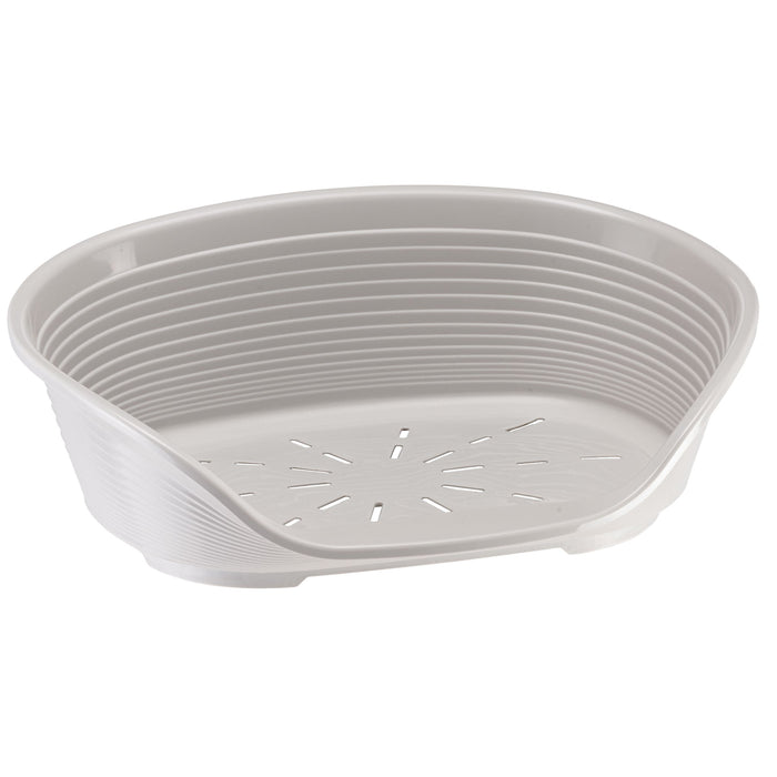 سرير بلاستيكي أبيض مقاس 6 للكلاب من Ferplast