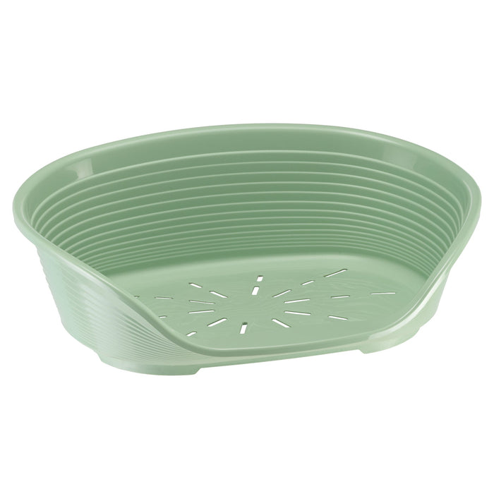 سرير بلاستيكي أبيض مقاس 6 للكلاب من Ferplast