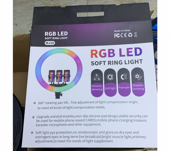 ستاند انارة (رينج لايت )  LED RGB RGB Bashiti Hardware