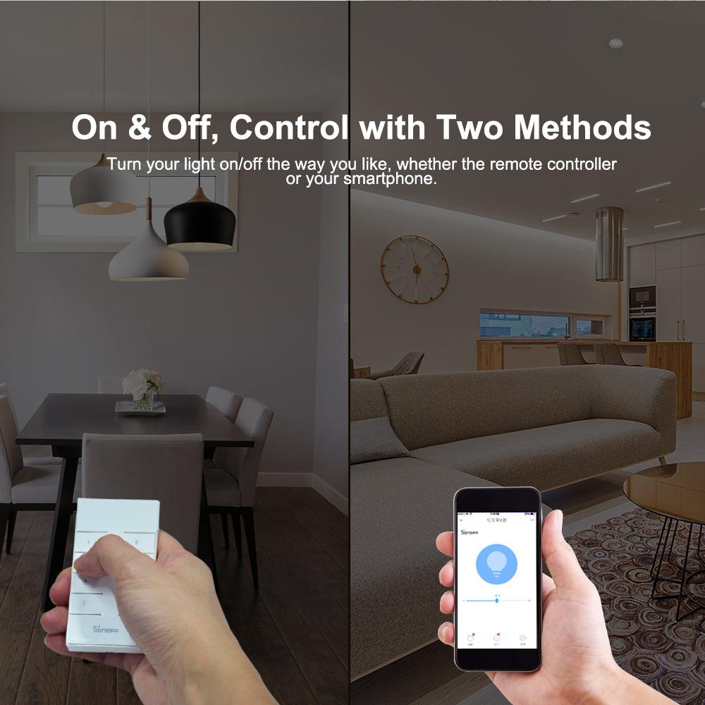 مفتاح تعتيم الاضائة الذكي D1 بنضام WI-FI من SONOFF مفتاح تعتيم الاضائة الذكي D1 بنضام WI-FI من SONOFF