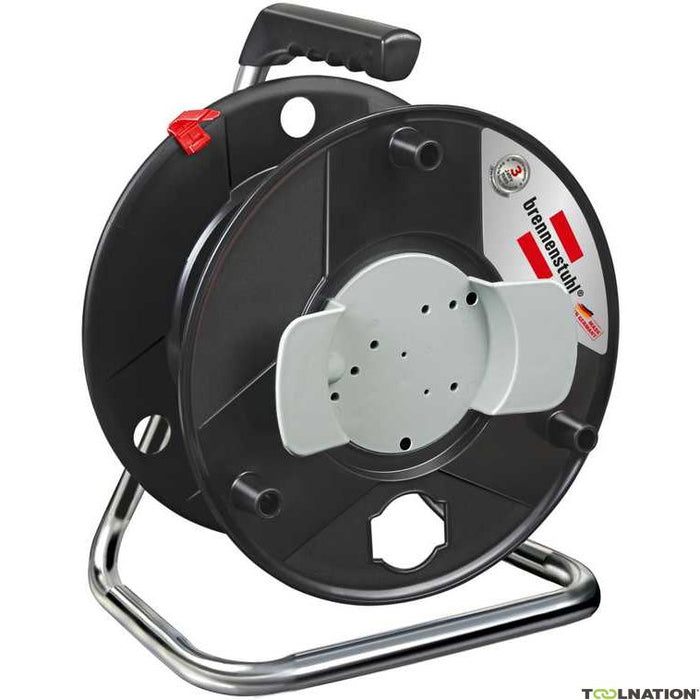 Brennenstuhl Garant hose reel (Ø 290mm, with carry handle, easy winding), empty cable reel for exten