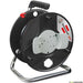 Brennenstuhl Garant hose reel (Ø 290mm, with carry handle, easy winding), empty cable reel for exten