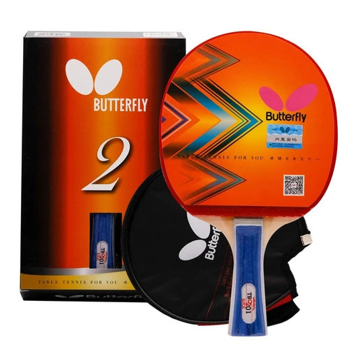مضرب تنس طاولة Butterfly TBC201، سريع ودقيق، تحكم ممتاز، 2.0 مم