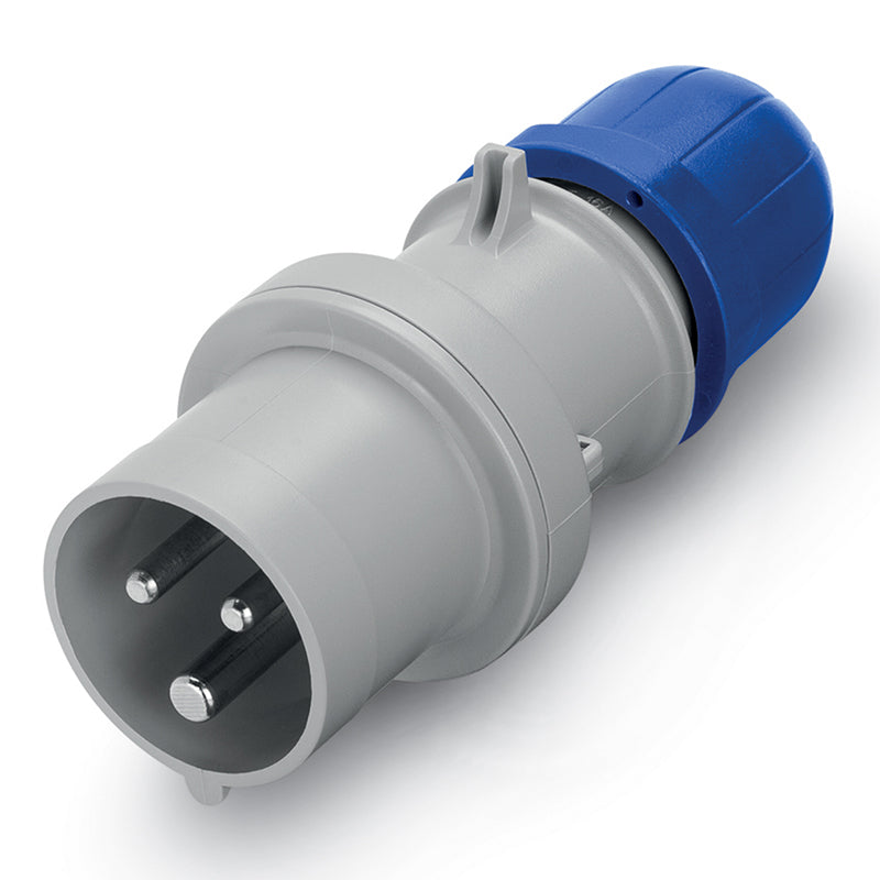 32 Amp Industrial Plug Over Line Insulated IP44/IP54 - SCAME