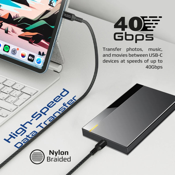 كابل شحن USB بطول 2 متر يدعم الشحن السريع للهواتف الذكية من PROMATE