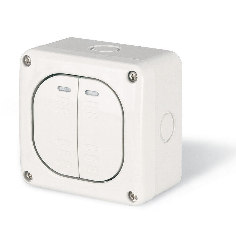 10A Double Switch Rainproof IP66 - scame