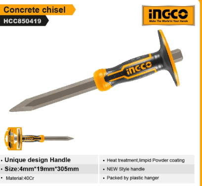 Heavy Bose Chisel 12" * 19 mm from Ingco