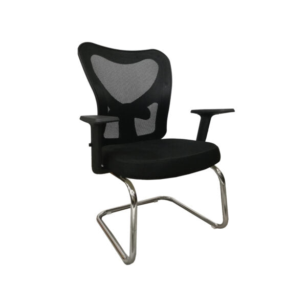 ISCO Comfortable Waiting Chair with Modern Design, Back Support, Chrome Base ISCO Comfortable Waiting Chair with Modern Design, Back Support, Chrome Base