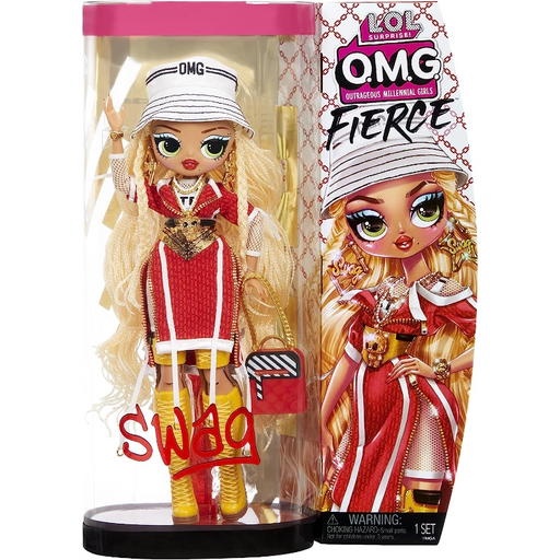 دمية L.O.L. Surprise O.M.G Fierce - Swag بحجم 11.5 إنش مع أزياء فاخرة وإكسسوارات لامعة من إم جي إيه إنترتينمنت