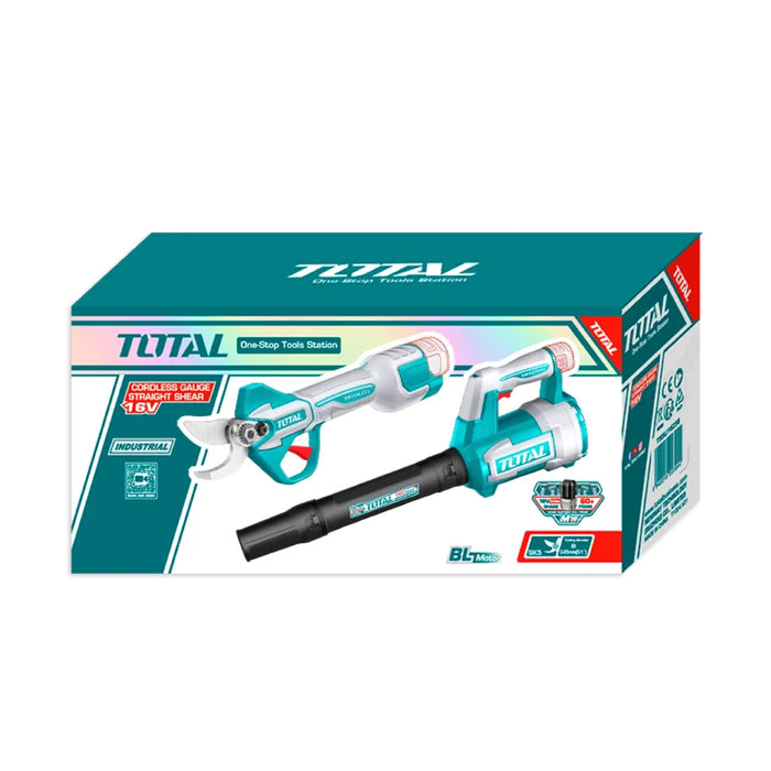 Total 2-Piece Combo Kit - Straight Cutter and 16V Blower