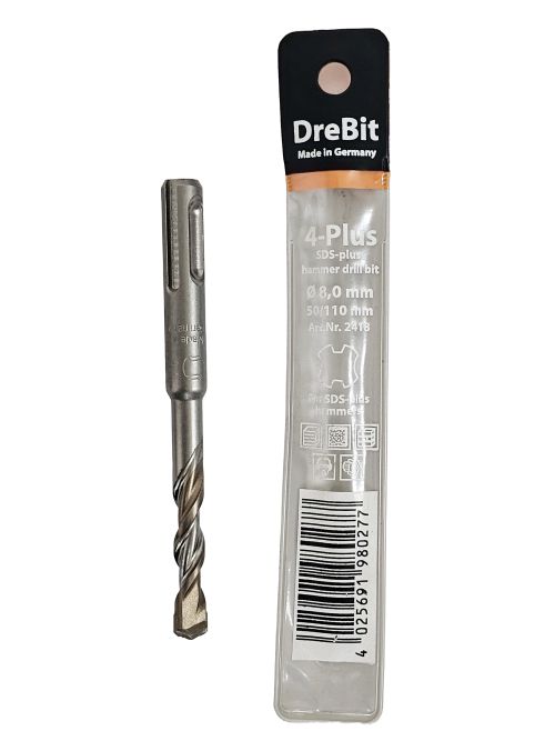 ريشه همر باطون الماني 8 ملم 24660 DREBIT SDS 8*110m