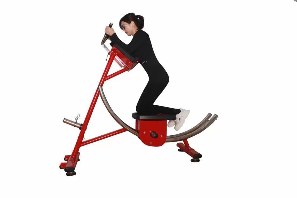 جهاز تمارين للمعدة AB-COASTER مع إطار فولاذي وتصميم مبتكر لراحة الظهر
