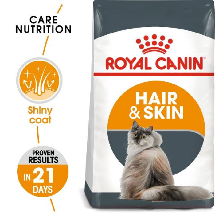 طعام جاف للقطط لدعم صحة الجلد والفرو بـ أوميغا 3 و6، 4 كجم من Royal Canin