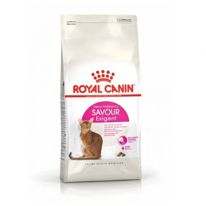 طعام جاف للقطط الانتقائية (Savour Exigent) لتعزيز الشهية، 10 كجم من Royal Canin