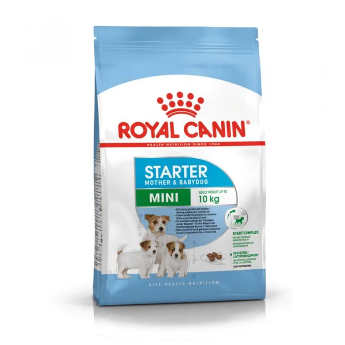 طعام جاف للجراء والأمهات الصغيرة (Mini Starter) لدعم الهضم، 1 كجم من Royal Canin
