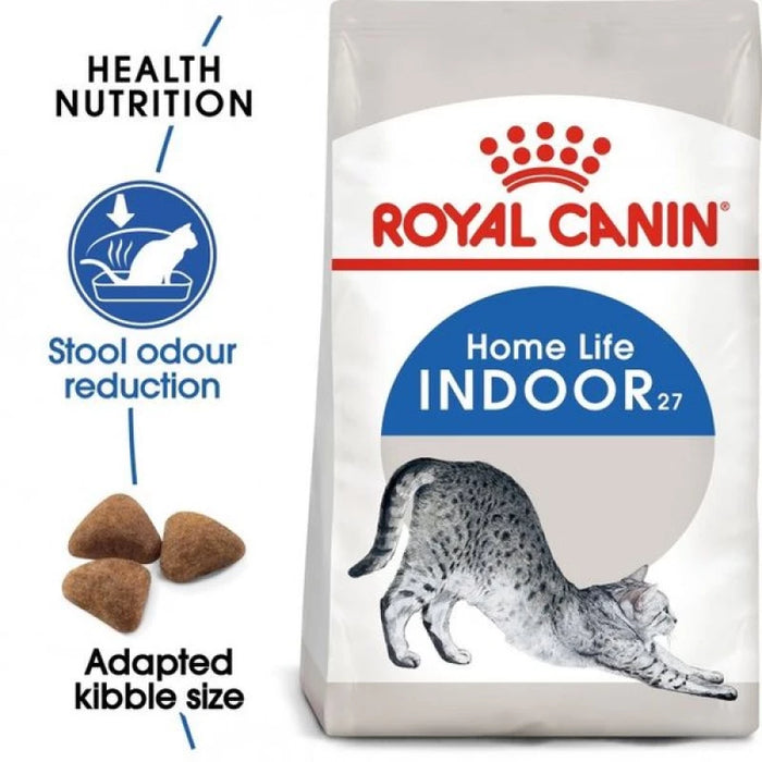 طعام جاف للقطط المنزلية للتحكم بالبراز وكرات الشعر، 2 كجم من Royal Canin