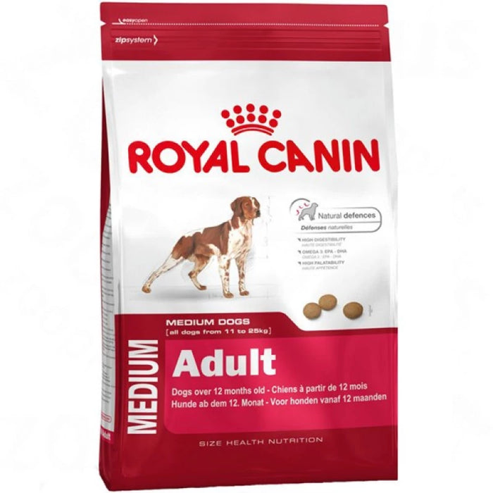 طعام جاف للكلاب المتوسطة لدعم الهضم والجلد، 10 كجم من Royal Canin