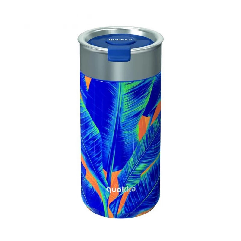 Coca Stainless Steel Insulated Mug with Filter, Forest Leaves Design, 400ml Coca Stainless Steel Insulated Mug with Filter, Forest Leaves Design, 400ml