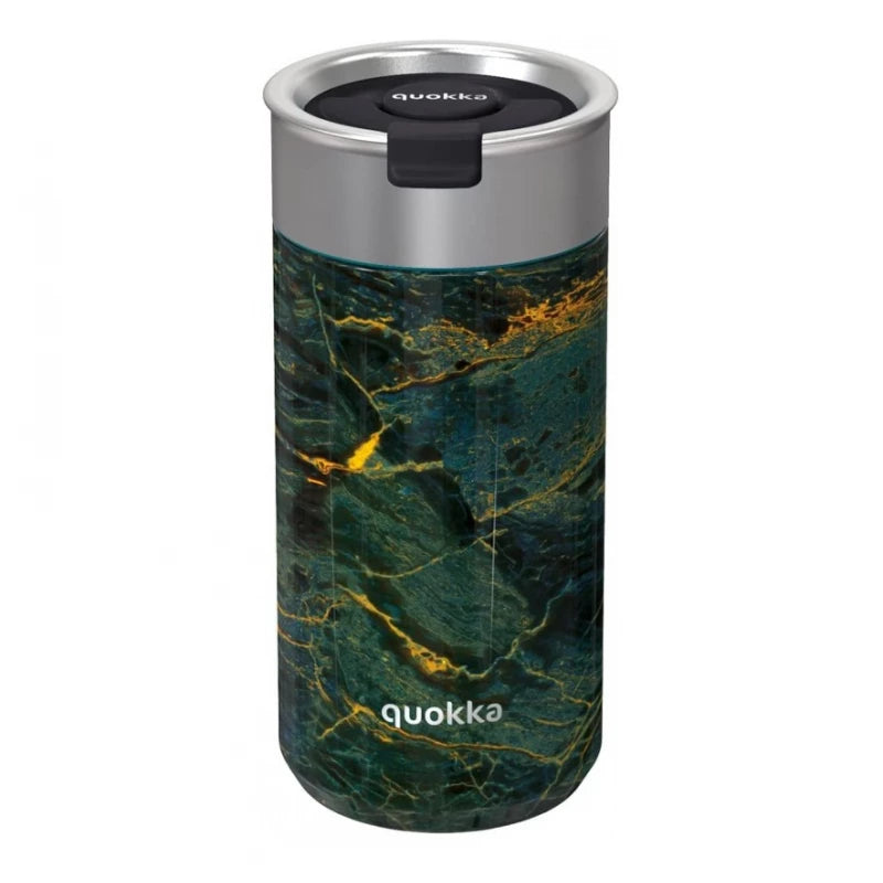 Coca Stainless Steel Vacuum Insulated Mug with Filter, Green Stone Design, 400ml Coca Stainless Steel Vacuum Insulated Mug with Filter, Green Stone Design, 400ml