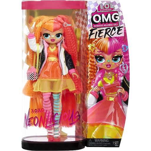 دمى L.O.L. Surprise O.M.G Fierce نيونيشس بحجم 11.5 بوصة مع أزياء فاخرة وإكسسوارات لامعة من إم جي إيه إنترتينمنت