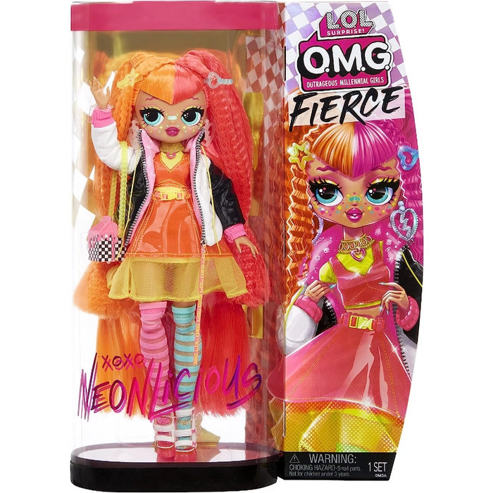 دمى L.O.L. Surprise O.M.G Fierce نيونيشس بحجم 11.5 بوصة مع أزياء فاخرة وإكسسوارات لامعة من إم جي إيه إنترتينمنت