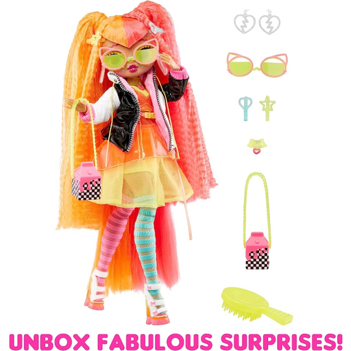 دمى L.O.L. Surprise O.M.G Fierce نيونيشس بحجم 11.5 بوصة مع أزياء فاخرة وإكسسوارات لامعة من إم جي إيه إنترتينمنت