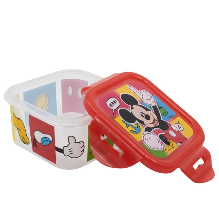 Mickey Mouse 290ml Airtight Square Lunch Box Container