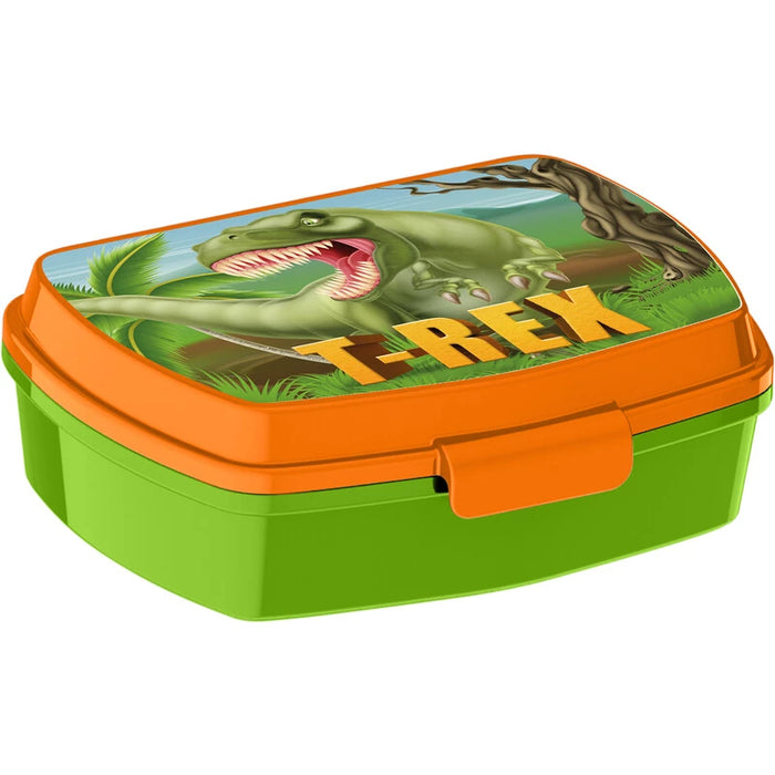 Plastic lunch box, dinosaur