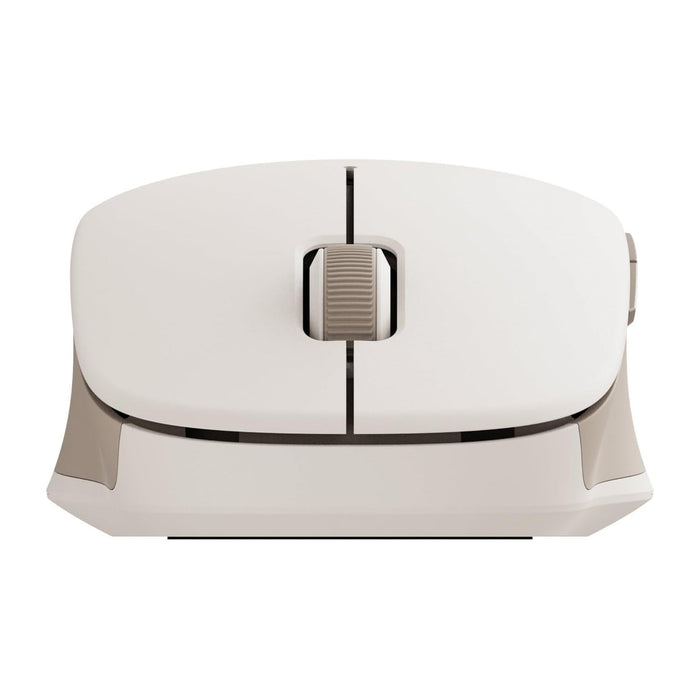 ماوس لاسلكي ثنائي الوضع 2 أبيض 2.4GHz وبلوتوث BHR8849GL بدقة 1200 DPI