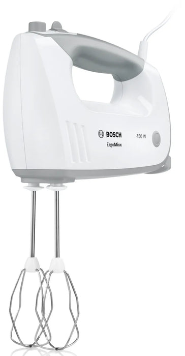 Bosch ErgoMix 450W Hand Mixer with Kneader, White
