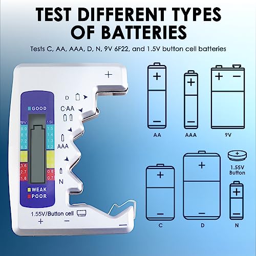 Digital Battery Tester with LCD Display Digital Battery Tester with LCD Display