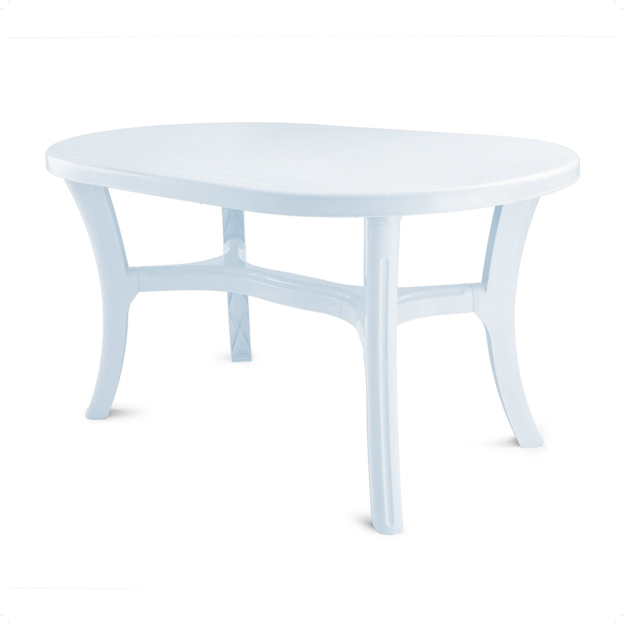 Samba Plastic Oval Table - Practical for Home and Garden Samba Plastic Oval Table - Practical for Home and Garden