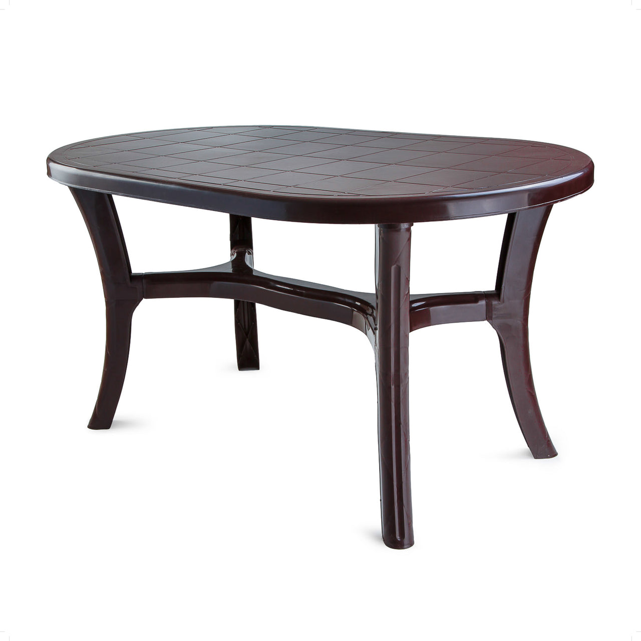 Samba Plastic Oval Table - Practical for Home and Garden Samba Plastic Oval Table - Practical for Home and Garden