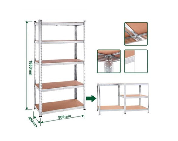 Multi-use shelving unit from JADEVER 