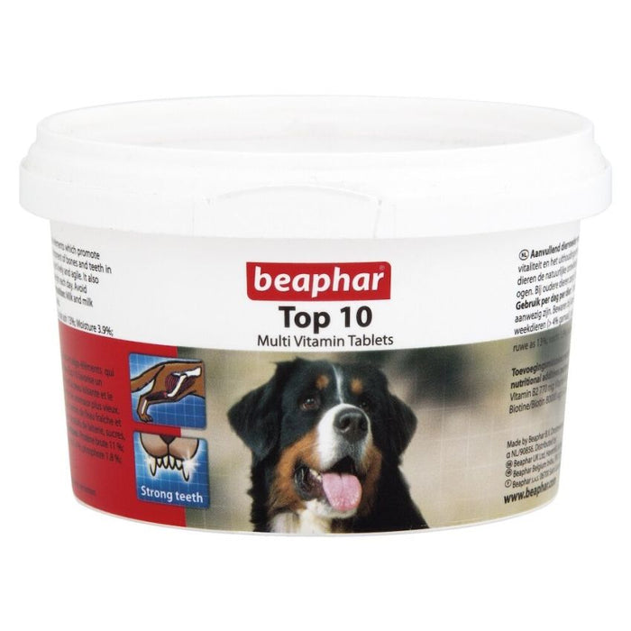 BEAPHAR Top 10 Multivitamin Tablets for Dogs 180 Tablets