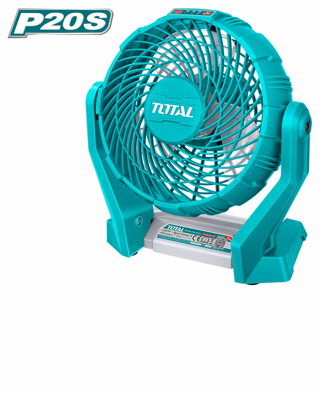 Total 20V charging fan without battery and charger — جعفر شوب