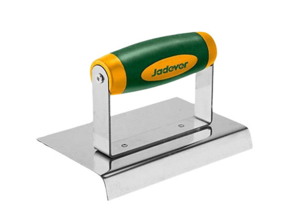 Two JADEVER concrete corner trowels